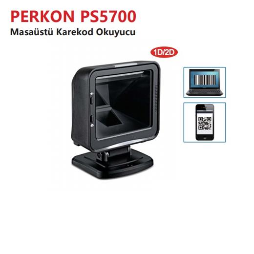 Perkon Ps5700 2D Imager Usb Masaüstü Karekod Barkod Okuyucu
