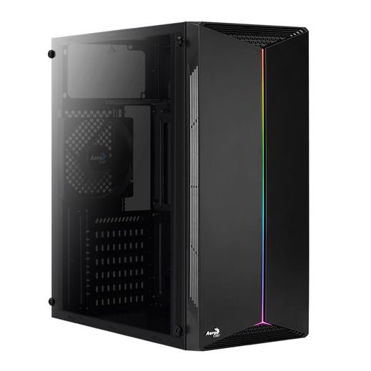 Aerocool Split Rgb Full Acrylic Midi Tower (500W) Ae-Splt-500