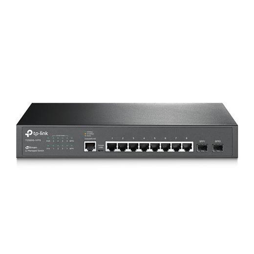 TP-Link T2500G-10TS TL-SG3210 8 Port Gigabit+2Xgb Sfp L2 Yonetılebılır Racmount Swıtch