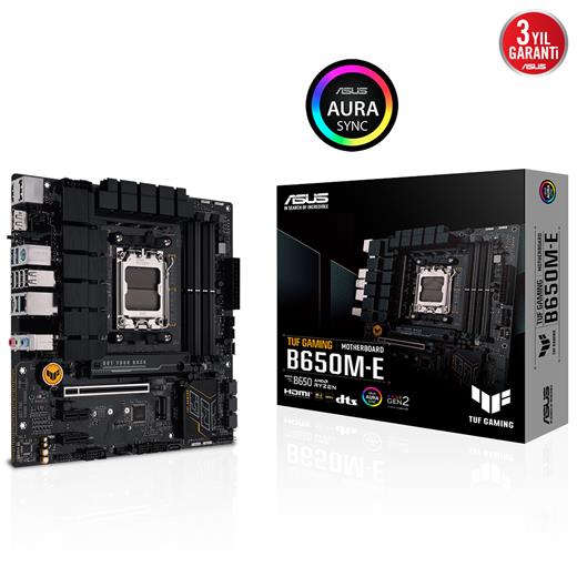 Asus Tuf Gamıng B650M-E Amd B650 Ddr5 Usb3.2 Dp/Hdmı Pcı 4.0 Am5 Anakart