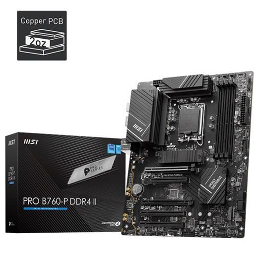 Msı Pro B760-P Iı D4 1700P Hdmi Dp Pro B760-P Ddr4 Iı