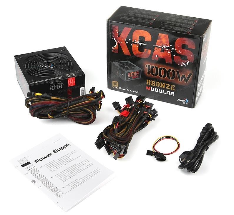Aerocool Kcas 1000W 80+ Bronze Güç Kaynağı