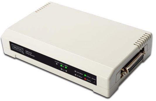 DN130061 Digitus 3 port Fast Print Server, 2 x USB 2.0 port