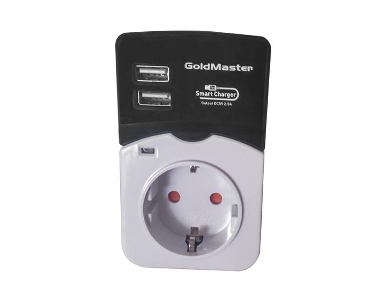 Goldmaster Sp02 Usbli Duvar Prizi