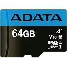Adata 64GB MicroSD Kart 100/25MB/s Class10-AUSDX64GUICL10A1-RA1