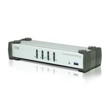 ATEN-CS1914 4-Port USB 3.0 DisplayPort KVMP™ (Keyboard/Video Monitor/Mouse) Periferi Switch, DisplayPort 1.1 uyumlu, USB 3.0 (USB 3.1 Gen 1) hub özelliğine sahip