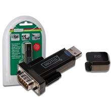 DA-70156 Digitus USB 2.0 <-> RS232 (Seri) Çevirici, USB A erkek - DB9 erkek, USB uzatma kablosu dahil