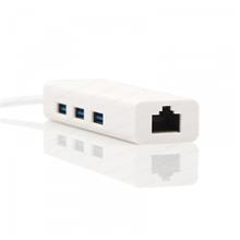 Dark USB3.1 TypeC - 3 x USB3.0 HUB ve 1 x Gigabit Ethernet DK-AC-U31X3GL