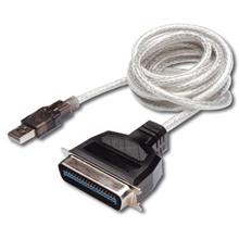 DC USB-PM1 Digitus USB <-> Paralel Yazıcı Kablosu, USB A erkek / Cent 36 pin erkek, 1.80 metre