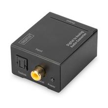 DS-40133 Digital <-> Analog Ses Sinyali Çeviricisi, metal şasi, güç adaptörlü