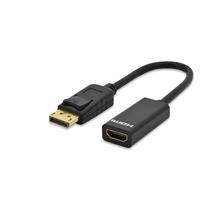 ED-84504 ednet DisplayPort (DP) <-> Hdmi Adaptörü, Kablolu, DP Erkek - Hdmi A Dişi, 0.15 metre, DP 1.2 uyumlu, UL, siyah renk 