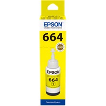 Epson C13T66444A (T664) 70Ml Yellow Murekkep