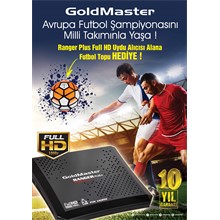 Goldmaster RANGER HD PLUS PVR Dijital Uydu Alıcısı + Futbol Topu Hediye