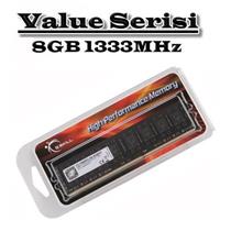 Gskill F3-10600CL9S-8GBNT 8GB Value DDR3-1333Mhz CL9 DIMM