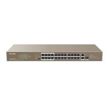 Ip-Com F1126P-24-250W 24 Port 10/100+ 2Xrj45/1Xsfp Combo 250W Poe Racmount Swıtch