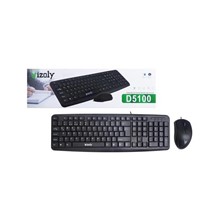 Izoly D5100 Q Usb Sıyah Klavye Ve Mouse Set