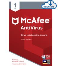 McAfee AntiVirus 1 Cihaz Windows