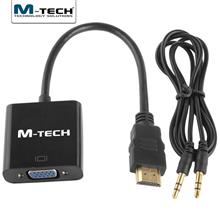 M-Tech Mhvc0052 Hdmı - Vga Çevirici, Ses Destekli, 1080P