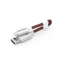 PhotoFast MemoriesCable GEN3 128GB Lightning / USB 3.0 Şarj Kablolu i-FlashDrive (Gümüş) MCG3U3R128GB