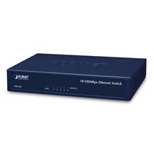 Planet PL-FSD-503 5-Port 10/100Mbps Yönetilemeyen Fast Ethernet Switch (Metal Şasi)