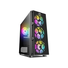 Powerboost Vk-D501M 650W 80+ Usb 3.0 Atx Mesh Single Ring Rainbow Fan Siyah Kasa Vk-D501M