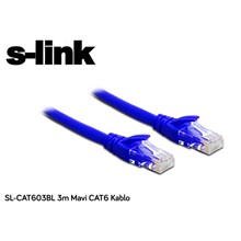 S-Lınk Sl-Cat603Bl 3M Mavı Cat6 Kablo 