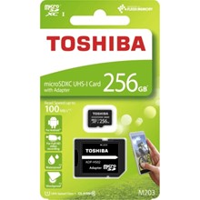  TOSHIBA 256 GB MICRO SDXC EXCERIA UHS-1 C10