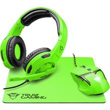 Trust 22463 Spectra Gxt790Sg Gaming Bundle (Kulaklık/Mouse/Mouse Pad) Yeşil