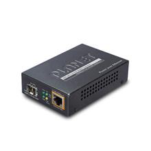 PL-GTP-805A 1000Base-X to 10/100/1000Base-T 802.3at PoE Media Converter, LC Fiber Interface, Supports Multi / Single Mode SFP module, Distance up to 120km max. (Varies on SFP module)