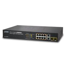 PL-FGSD-1008HPS Fast Ethernet PoE Websmart Switch 8-Port 10/100TX 802.3at/af PoE+  (Per port 30.8 watt) (PoE Güç Bütçesi maks. 125 Watt) 2-port 10/100/1000BASE 2-Port Gigabit TP/SFP Paylaşımlı, Port-9 ve Port 10