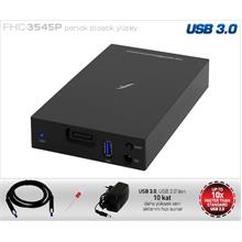 Frisby FHC-3545P 3.5¨ USB SATA 3.0 HDD KUTUSU SİYAH