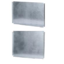 Lande LN-TS-09U-SBE-ZNTaban sacı 9U Montaj plakası, SAFEbox-B kabininin arka panelini endüstriyel parça montajı etmek için-çinko kaplama malzeme