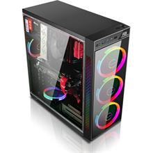 Powerboost Vk-C12B Usb 3.0 Atx, Tempered Glass, Rgb Fan, Siyah Kasa (Psu Yok) Vk-C12B