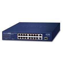 PL-FGSD-1821P Yönetilemeyen Switch 16 X 10/100Tx Ieee 802.3At/Af Poe+ Injector (Port-1 İle Port-16 Arası) (Port Başına 30.8 Watt)2 X 10/100/1000T (Port-17 Ve Port-18)1 X 1000Base-Sx/Lx/Bx Sfp