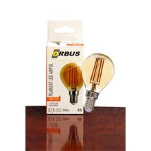 Orbus ORb-Pc45 4W Sarı Işık E14 P45 400lm 15.000 Saat Fılament Led Ampul