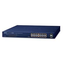 Planet PL-GSW-1820HP Yönetilemeyen Masaüstü Tip Switch (Unmanaged Desktop Switch) 16-Port 10/100/1000T Ieee 802.3At/Af Poe+ Injector (Port Başına 30.8 Watt) (Poe Güç Bütçesi Maks. 240 Watt) 2-Port 1000X Sfp