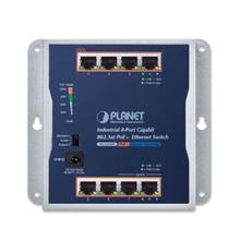 Planet PL-WGS-818HP Endüstriyel Duvar Tip Yönetilemeyen Poe+ Switch (Industrial 8-Port 10/100/1000T 802.3At Poe+ Wall-Mounted Gigabit Ethernet Switch) 8-Port 10/100/1000Base-T Ieee 802.3At/Af Poe+ Injector (Port Başına 30.8 Watt) (Poe Güç Bütçesi)