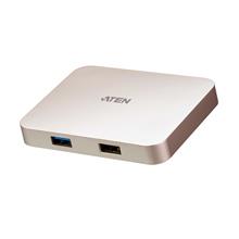 Aten-UH3235 Usb-C 4K Ultra Gaming Mini Dock With Power Pass-Through