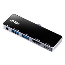 Aten-UH3238 Usb-C Travel Dock With Power Pass-Through