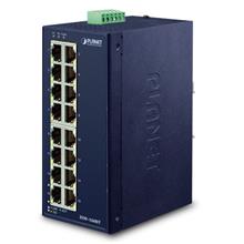 Planet PL-ISW-1600T Endüstriyel 16-Port 10/100Tx Fast Ethernet Switch (-40~75 Derece C)