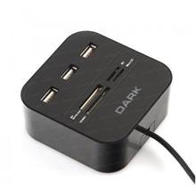 Dark Usb 2.0 Kart Okuyuculu Çoklayıcı ( Ucr202 ) Dk-Ac-Ucr202Blk