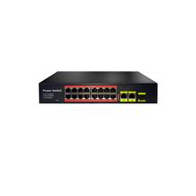 URANIUM POE-1621SFP-200W 16 PORT 10/100+2XGIGABIT RJ45+1XSFP UPLINK POE RACKMOUNT SWITCH (REALTEK CHIPSET)
