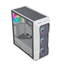 Td500V2-Wgnn-Stu-Cm Masterbox Td500 V2 Beyaz Argb Tempered Glass Kristal Mesh Ön Panelli Midtower Kasa