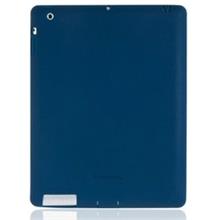 simplism Silicone Ipad 3/Ipad 4. Nesil Kılıf ve Standı   Ekran Koruyucu Film (Lacivert)