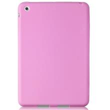 simplism Silikon Ipad mini Kılıfı   Ekran Koruyucu Film (Pembe)