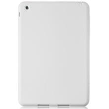 simplism Silikon Ipad mini Kılıfı   Ekran Koruyucu Film (Beyaz)