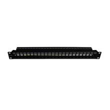 Beek Bn-Pp-M24S-1 19 1U 24 Port Modüler Patch Panel Zırhlı/Shielded (Keystone Jacklar Haricen Temin Edilmelidir)