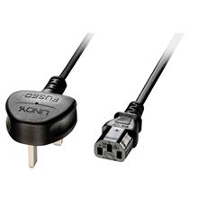 Lindy Lın-30433 Uk 3 Pin Fiş -Iec C13 Şebeke Güç Kablosu 2 Metre Uk 3 Pin Plug To Iec C13 Mains Power Cable