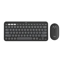 Logitech 920-012245 Pebble 2 Bluetooth Klavye & Mouse Set Siyah