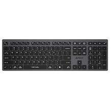 A4 Tech Fstyler Fbx50C Gri Bluetooth+2.4G Nano Fn Şarjlı Multimedya Klavye